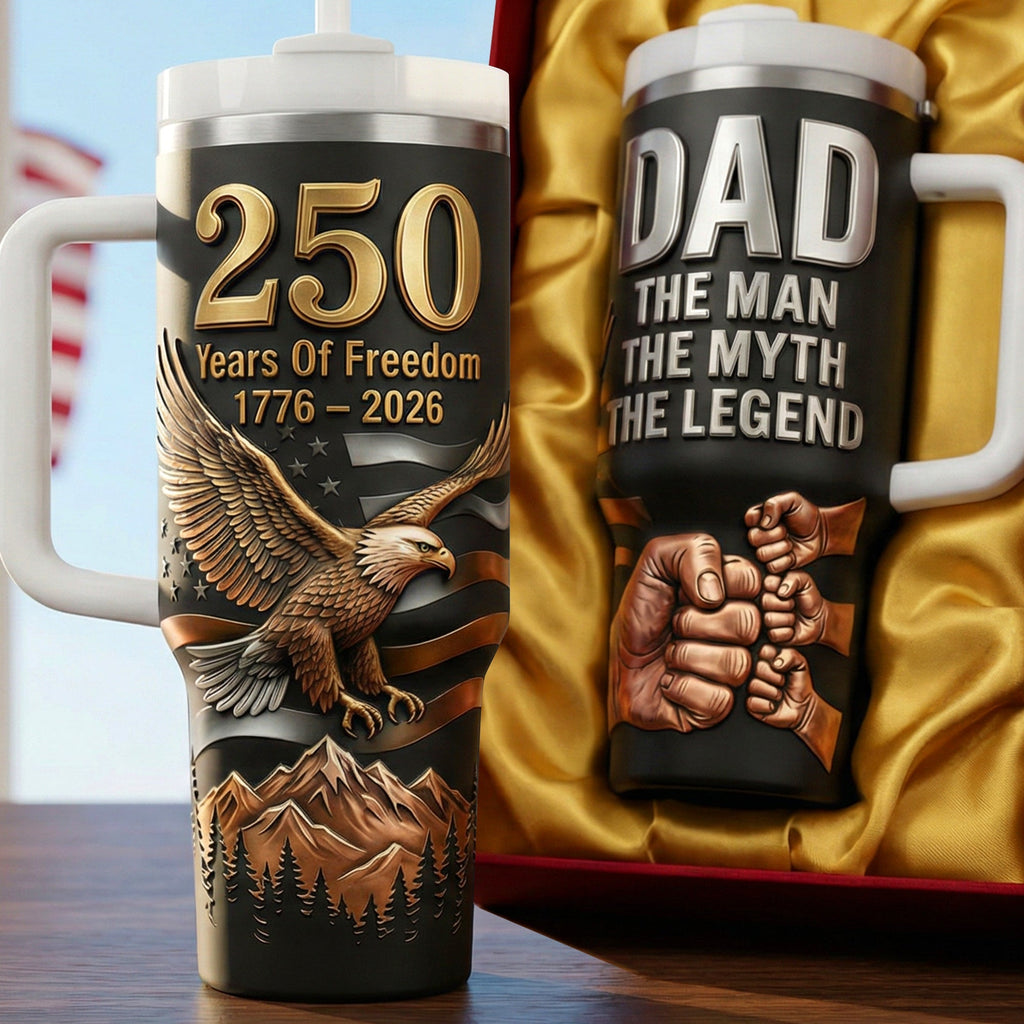 America 250th Anniversary Tumbler - Personalized Gifts For Dad 04naqn020326