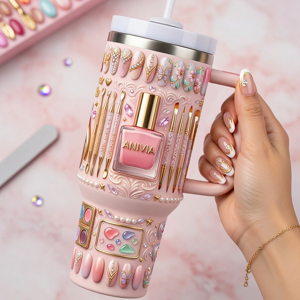 Nail Artist 40oz Tumbler - Personalized Gifts For Her 03PADT060426