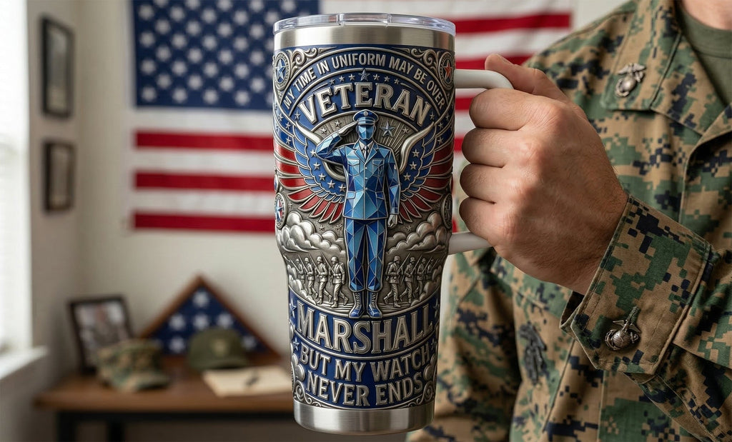 Veteran Proud Tumbler - Personalized Gifts For Veterans 05pamg100326