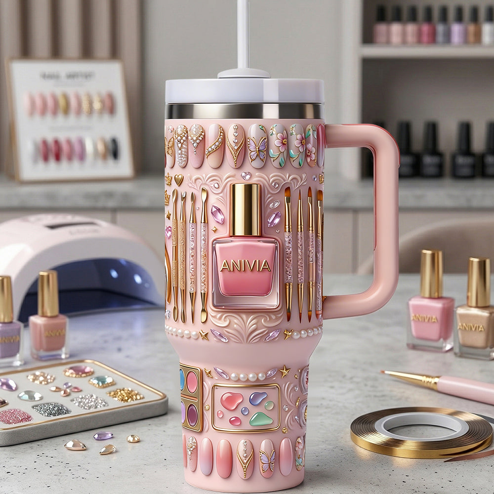 Nail Artist 40oz Tumbler - Personalized Gifts For Her 03PADT060426