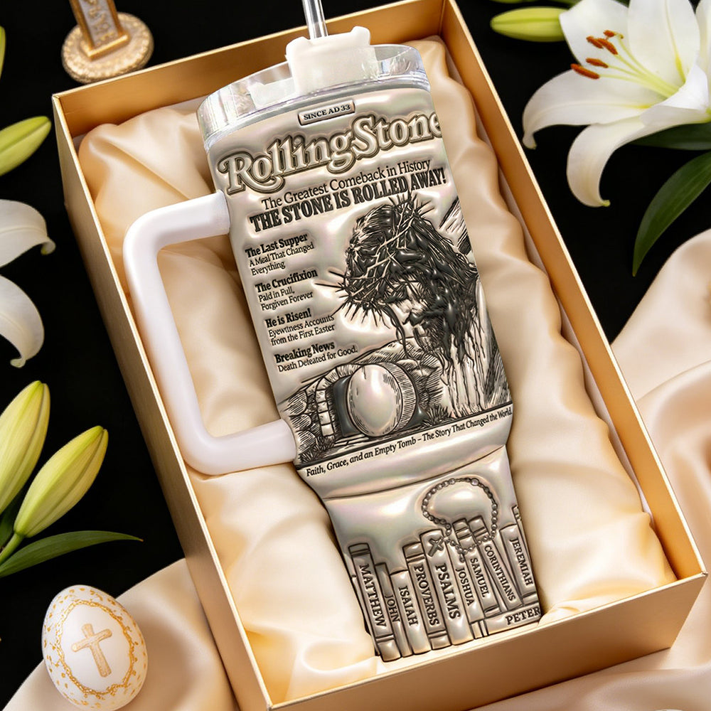 Easter Faith Tumbler Handle Personalized Gifts For Christians 03QHDT050326