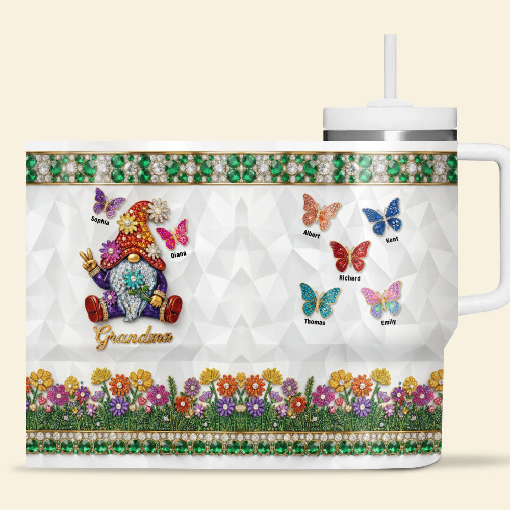 Garden Gnome 40oz Tumbler With Handle - Personalized Gifts For Grandma And Mama 04tyqn020426