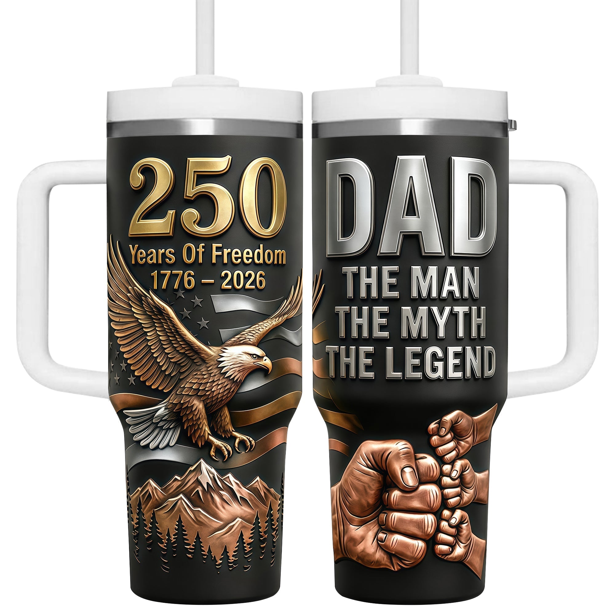 America 250th Anniversary Tumbler - Personalized Gifts For Dad 04naqn020326
