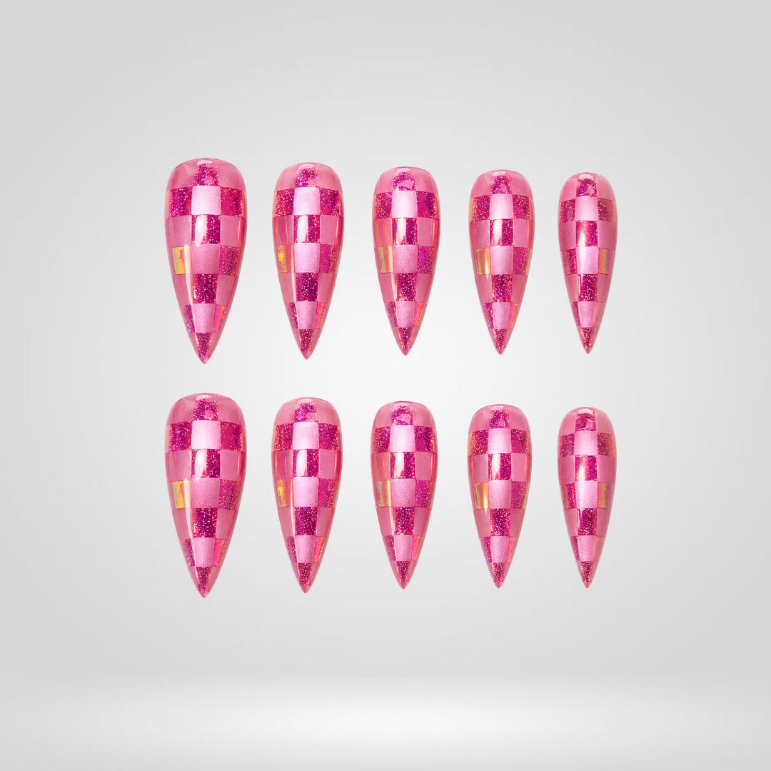 Candy Crypt Cat Eye Spooky Stiletto Press On Nails