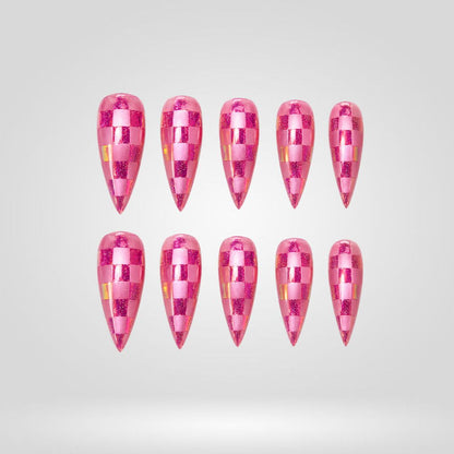Candy Crypt Cat Eye Spooky Stiletto Press On Nails