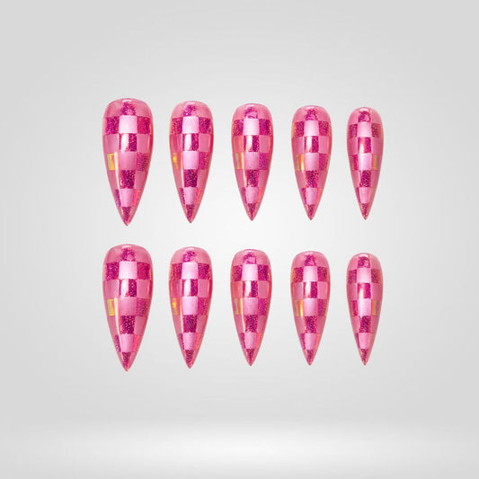 Candy Crypt Cat Eye Spooky Stiletto Press On Nails