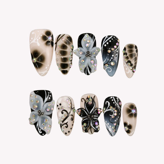 Afterdark 3D Fresh Almond Press On Nails