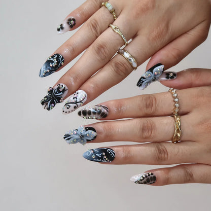 Afterdark 3D Fresh Almond Press On Nails