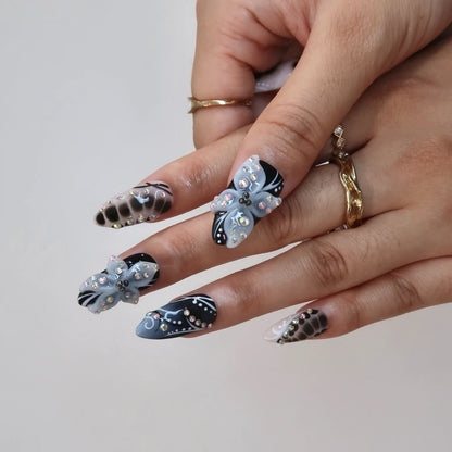 Afterdark 3D Fresh Almond Press On Nails