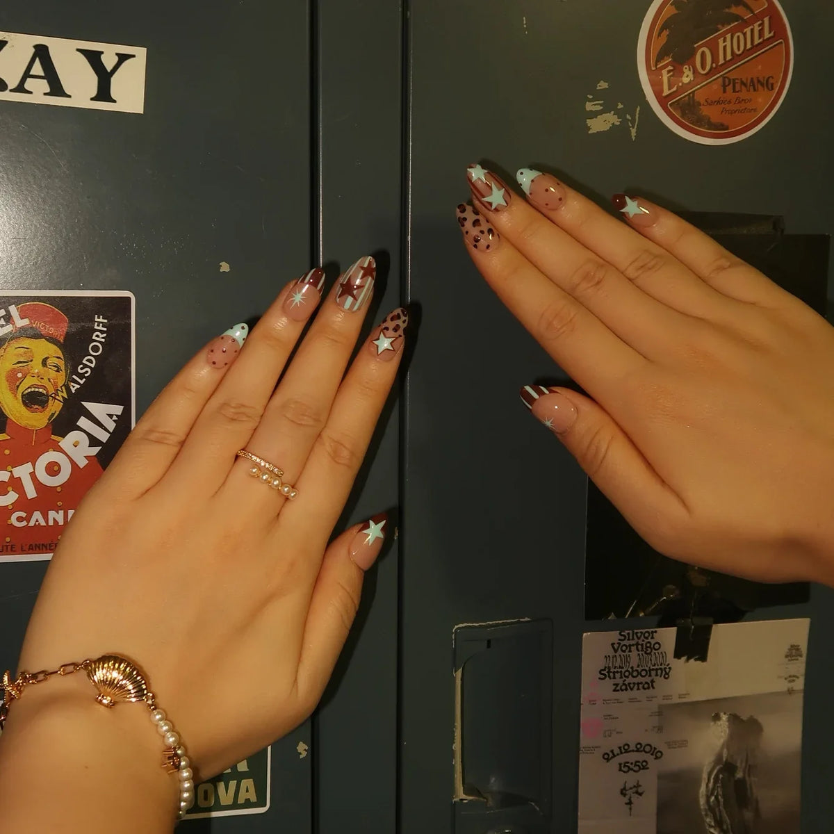 Hot Snack French Fresh Almond Press On Nails