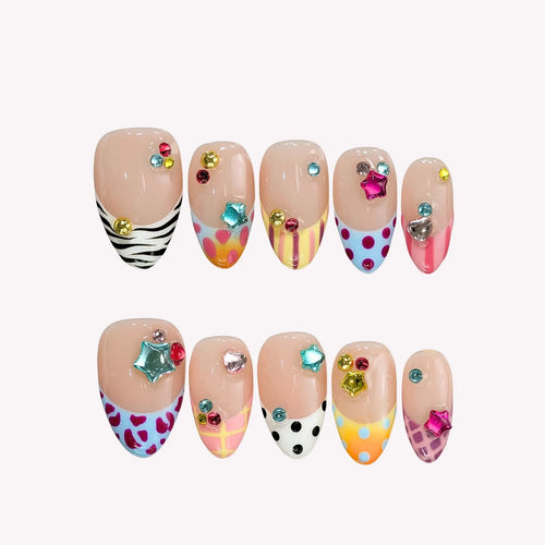 I'm Iconic French Fresh Almond Press On Nails