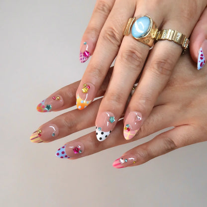I'm Iconic French Fresh Almond Press On Nails