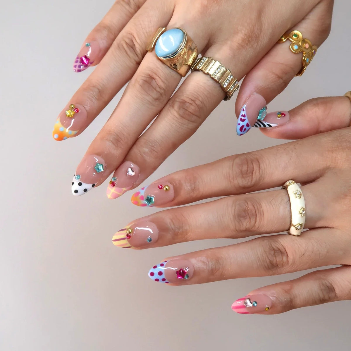 I'm Iconic French Fresh Almond Press On Nails