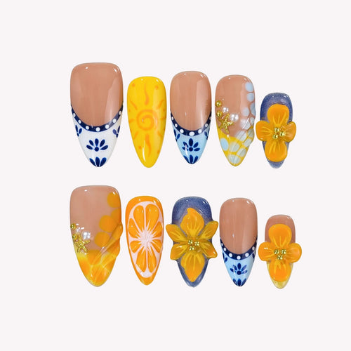 Juicie French Fresh Almond Press On Nails