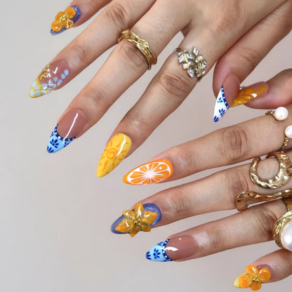 Juicie French Fresh Almond Press On Nails