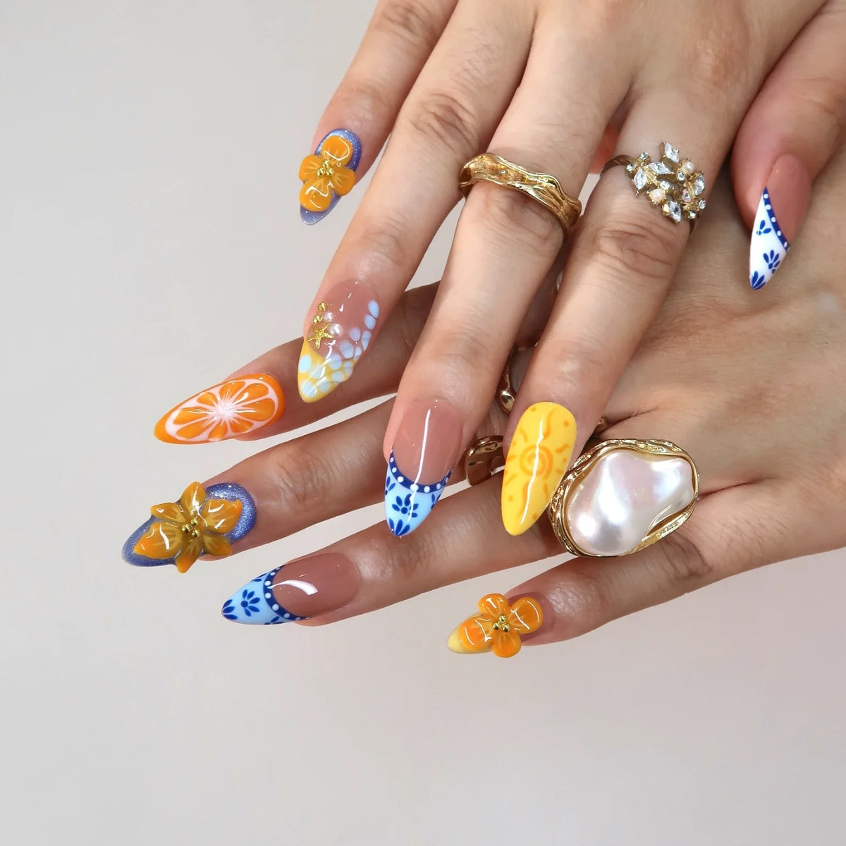 Juicie French Fresh Almond Press On Nails