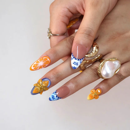 Juicie French Fresh Almond Press On Nails