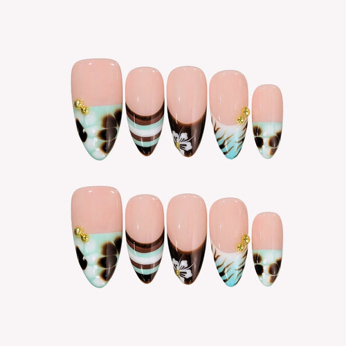 Mint To Be French Fresh Almond Press On Nails
