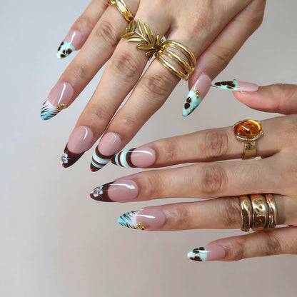 Mint To Be French Fresh Almond Press On Nails