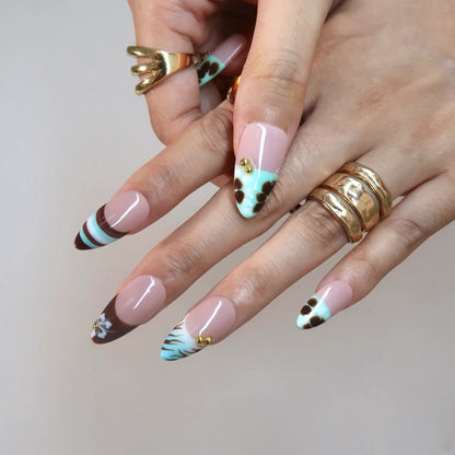 Mint To Be French Fresh Almond Press On Nails