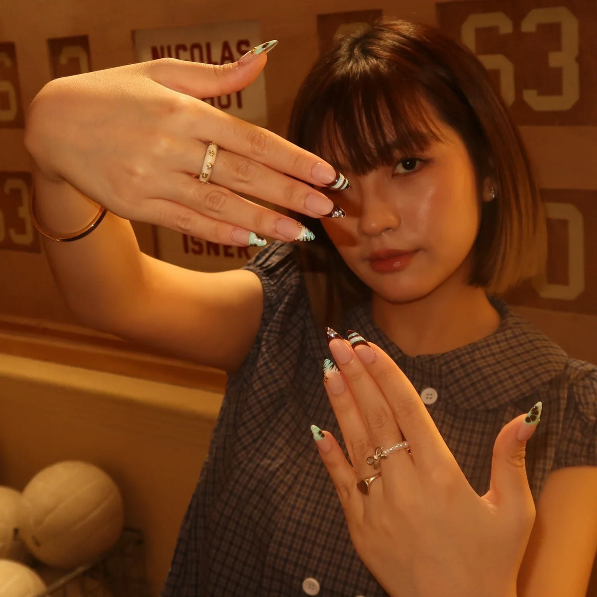 Mint To Be French Fresh Almond Press On Nails