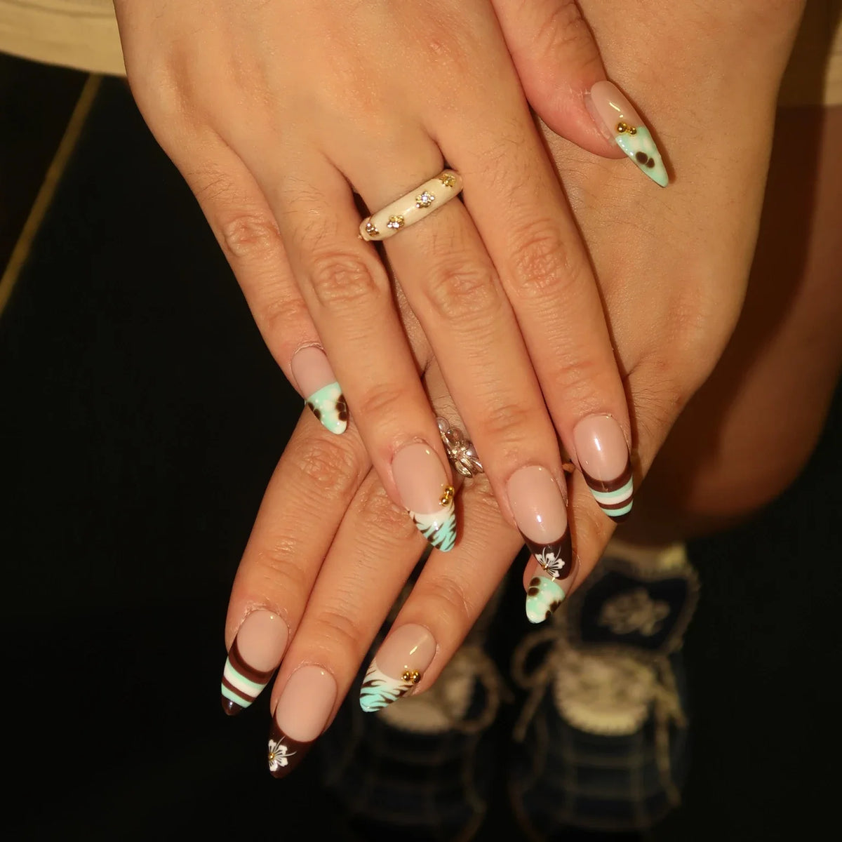 Mint To Be French Fresh Almond Press On Nails