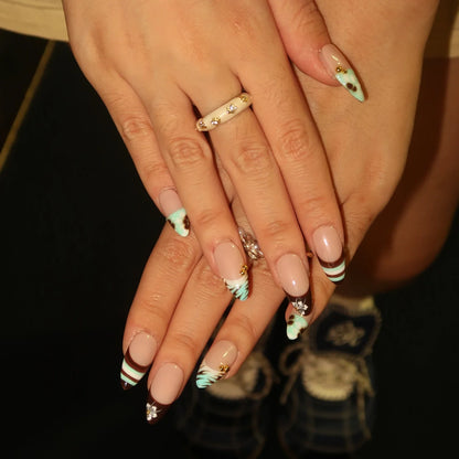 Mint To Be French Fresh Almond Press On Nails