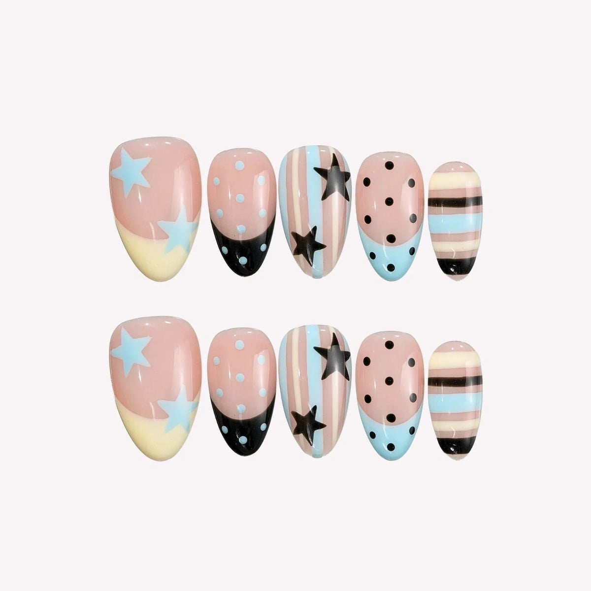 Peppy French Fresh Almond Press On Nails