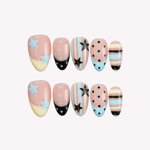Peppy French Fresh Almond Press On Nails