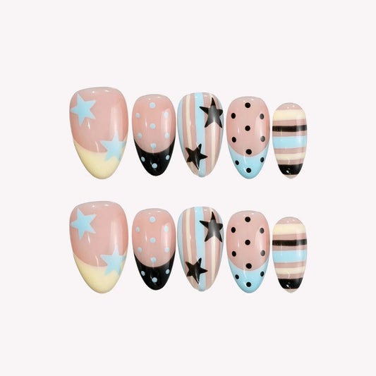 Peppy French Fresh Almond Press On Nails