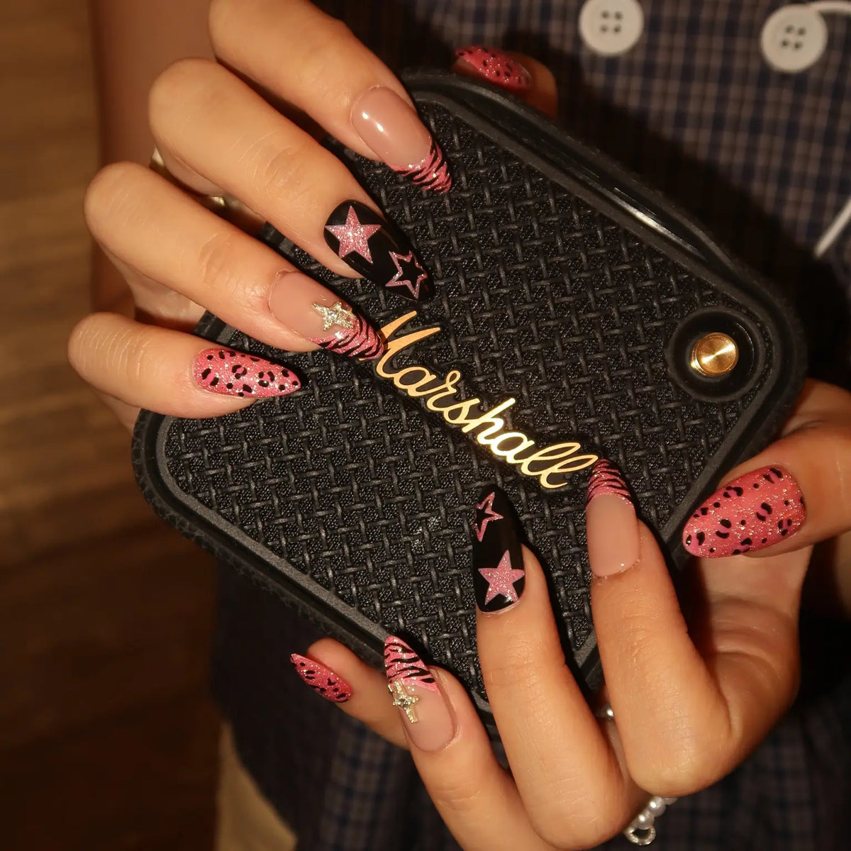 Pink Riot French Fresh Almond Press On Nails