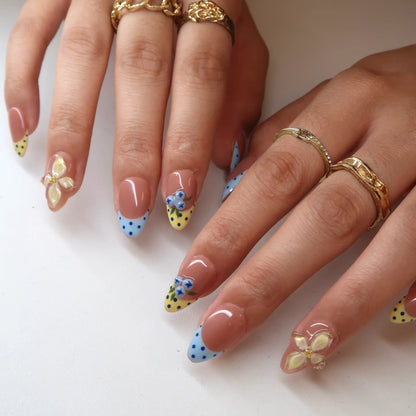 Sunday Picnic French Fresh Almond Press On Nails
