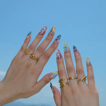 Vitamin Sea Aura Fresh Almond Press On Nails