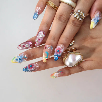 Vitamin Sea Aura Fresh Almond Press On Nails