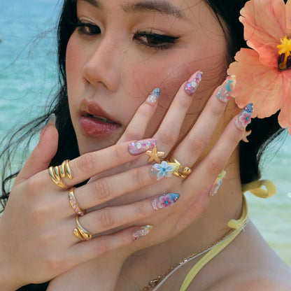 Vitamin Sea Aura Fresh Almond Press On Nails