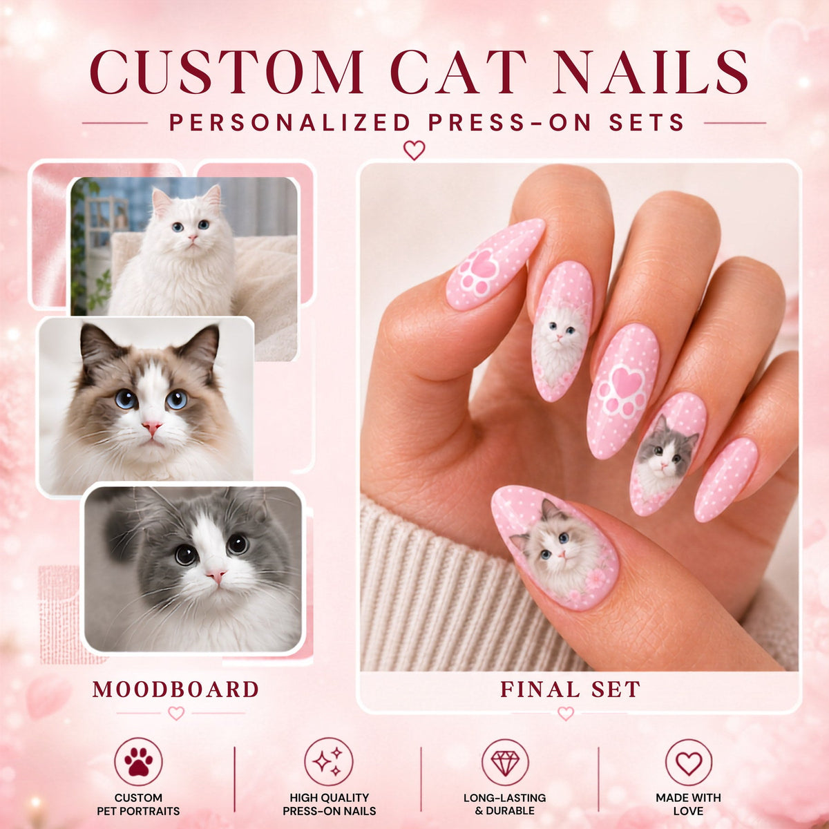 Custom Photo Press-On Nails
