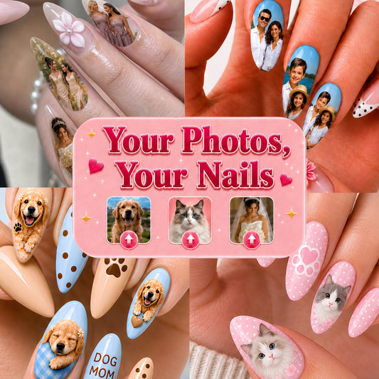 Custom Photo Press-On Nails