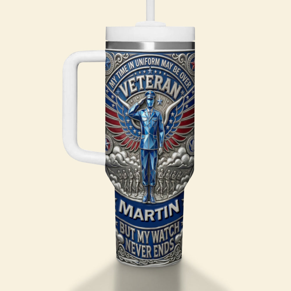 Veteran Proud Tumbler - Personalized Gifts For Veterans 05pamg100326