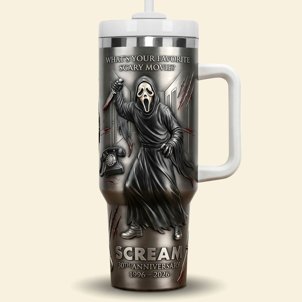 30th Anniversary Horror 40oz Tumbler - Personalized Gift For Horror Lovers 02NATI070226