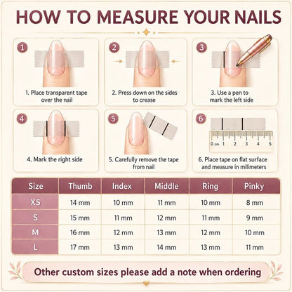 Marbled Stone Claw Plum Agate Press On Nails